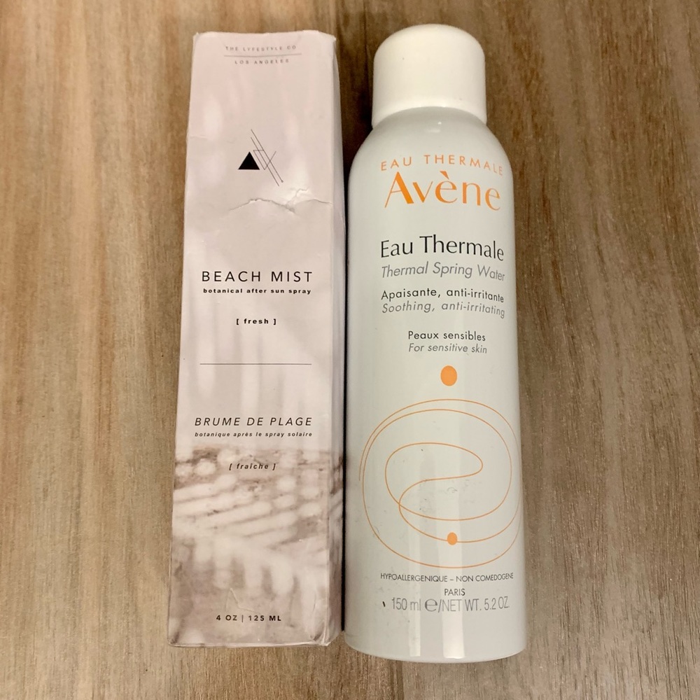 NWT The Lifestyle Co. Beach Mist & Avene Eau Thermale Spring Water